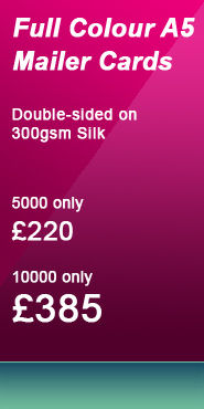 Full Colour A5 Mailer Cards from Minuteman Press Falkirk